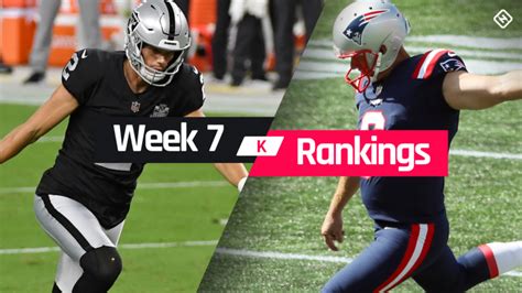 week 7 fantasy kicker rankings